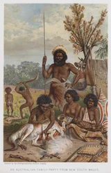 Eine australische Familienfeier aus New South Wales