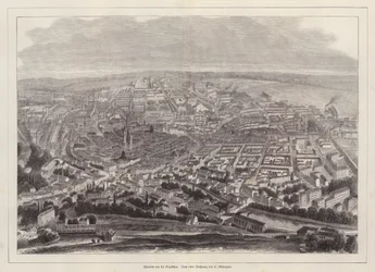 Vogelperspektive von Chemnitz, Deutschland