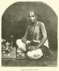 Indischer Brahmane (Stich)