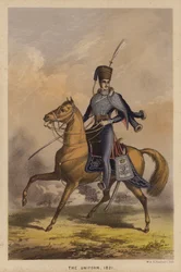 Britische Kavallerieuniform