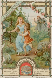 Bruder und Schwester fliehen vor ihrer Stiefmutter