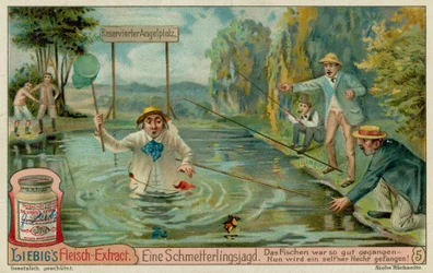 Schmetterlingsjagd und Fischer