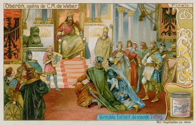 Karl der Große vergibt Huon und Raiza