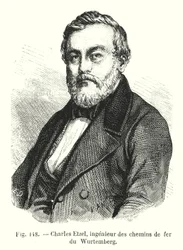 Charles Etzel, Ingenieur der Württembergischen Eisenbahnen