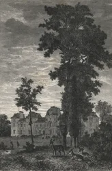 Schloss der Herren Pereire in Armainvilliers (Gravur)