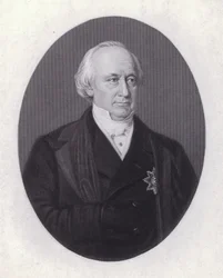 Christian Karl Josias von Bunsen, deutscher Diplomat und Gelehrter (Stich)
