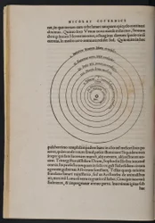 Cz 1.13 f.9v De Revolutionibus Orbium Coelestium von Nikolaus Kopernikus