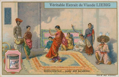 Tanz der Tänzerinnen in Hindustan