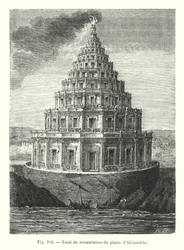 Versuch der Restaurierung des Leuchtturms von Alexandria