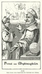 Faust und Mephistopheles (Stich)
