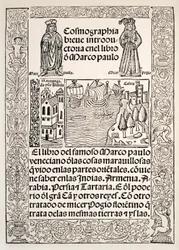 Frontispiz zu Marco Polos Il Milione