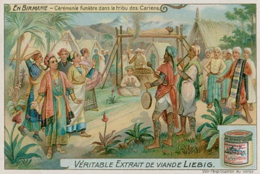 Beerdigungszeremonien der Kayin-Stämme