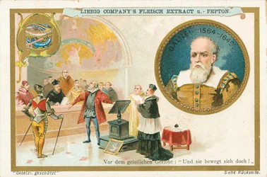 Galileo, Liebig-Karte, frühes 20. Jahrhundert