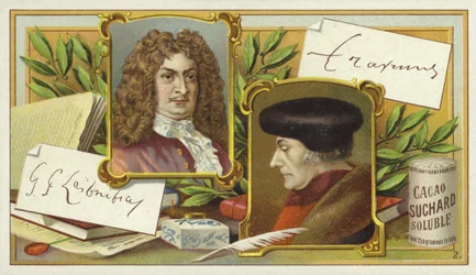 Gottfried Wilhelm Leibniz und Desiderius Erasmus
