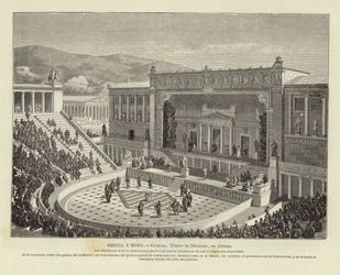 Griechenland und Rom - Griechenland: Theater des Dionysos in Athen