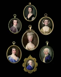 Gruppe von Miniaturen