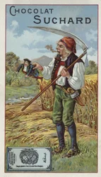 Gulliver wird vom Brobdingnagian-Bauern entdeckt