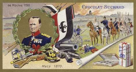 Helmuth von Moltke der Ältere und die Belagerung von Metz, Frankreich, 1870