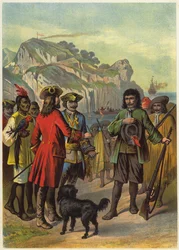 Illustration für Robinson Crusoe
