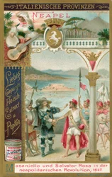 Italienische Provinzen, Liebig-Karte, frühes 20. Jahrhundert