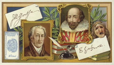 Johann Wolfgang von Goethe und William Shakespeare