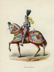 Kaiser Maximilian (farbige Gravur)