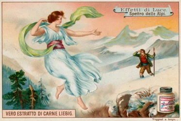 Lichtspektrum in den Alpen