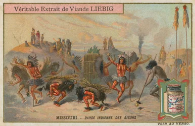 Indianertanz der Bisons in Missouri