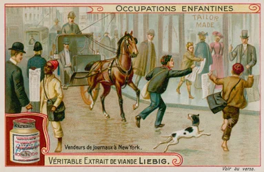 Zeitungsverkäufer in New York