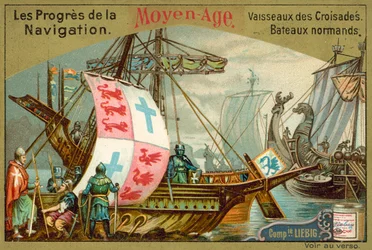 Normannische und Kreuzfahrerschiffe des Mittelalters