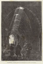 Palästina, Der große Basar der Ölverkäufer in Jerusalem