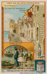 Rhodos: Der Hafeneingang und der Weg der Johanniter