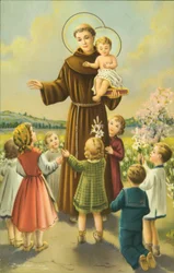St. Franziskus von Assisi mit dem Jesuskind und Kindern