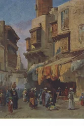 Straßenszene aus Kairo, Ägypten