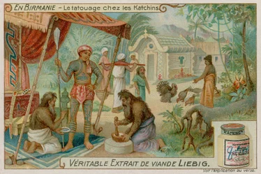 Tätowierungen bei den Kachin-Völkern