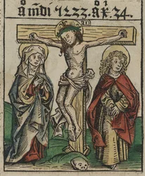 Die Kreuzigung, spätes 15. Jahrhundert