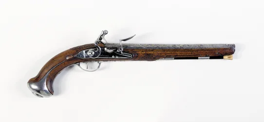 Das Lafayette-Washington-Paar von stahlmontierten "Sattel"-Pistolen, ca. 1775-76