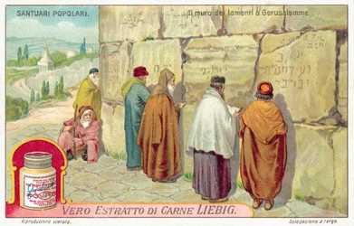 Die Klagemauer in Jerusalem