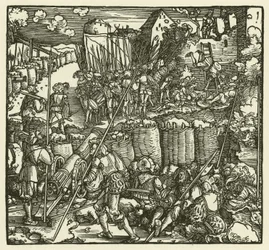 Die Erstürmung einer Burg, 1532