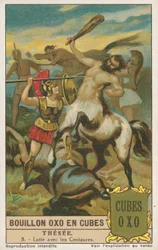 Theseus, Liebig-Karte, frühes 20. Jahrhundert