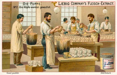 Wachsen von Puppenköpfen