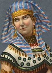 Frau in unbekannter Nationaltracht