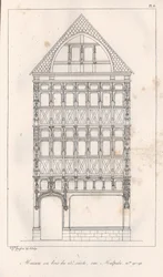 Holzhaus aus dem 15. Jahrhundert, Rue Malpalu Nr. 90-92