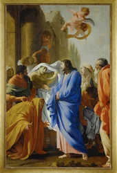 Christus erweckt den Sohn der Witwe von Nain, gemalt vor 1640