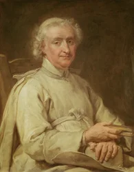 Porträt eines Kanonikers, der ein Buch hält