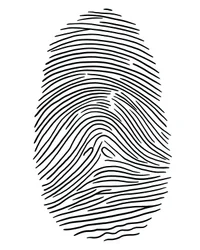 Zeichnung eines Fingerabdrucks Brooklyn