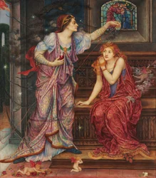 Königin Eleanor & Schöne Rosamund