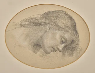 Studie für Mondstrahlen, die ins Meer tauchen