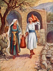 Seiner Mutter helfen