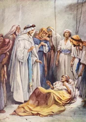 Der Mann, der durch das Dach herabgelassen wurde